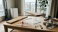 100均アイテム3つでできる、見せる収納の3段棚DIY